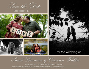Save The Date Cards & Thank You Cards engagement photography