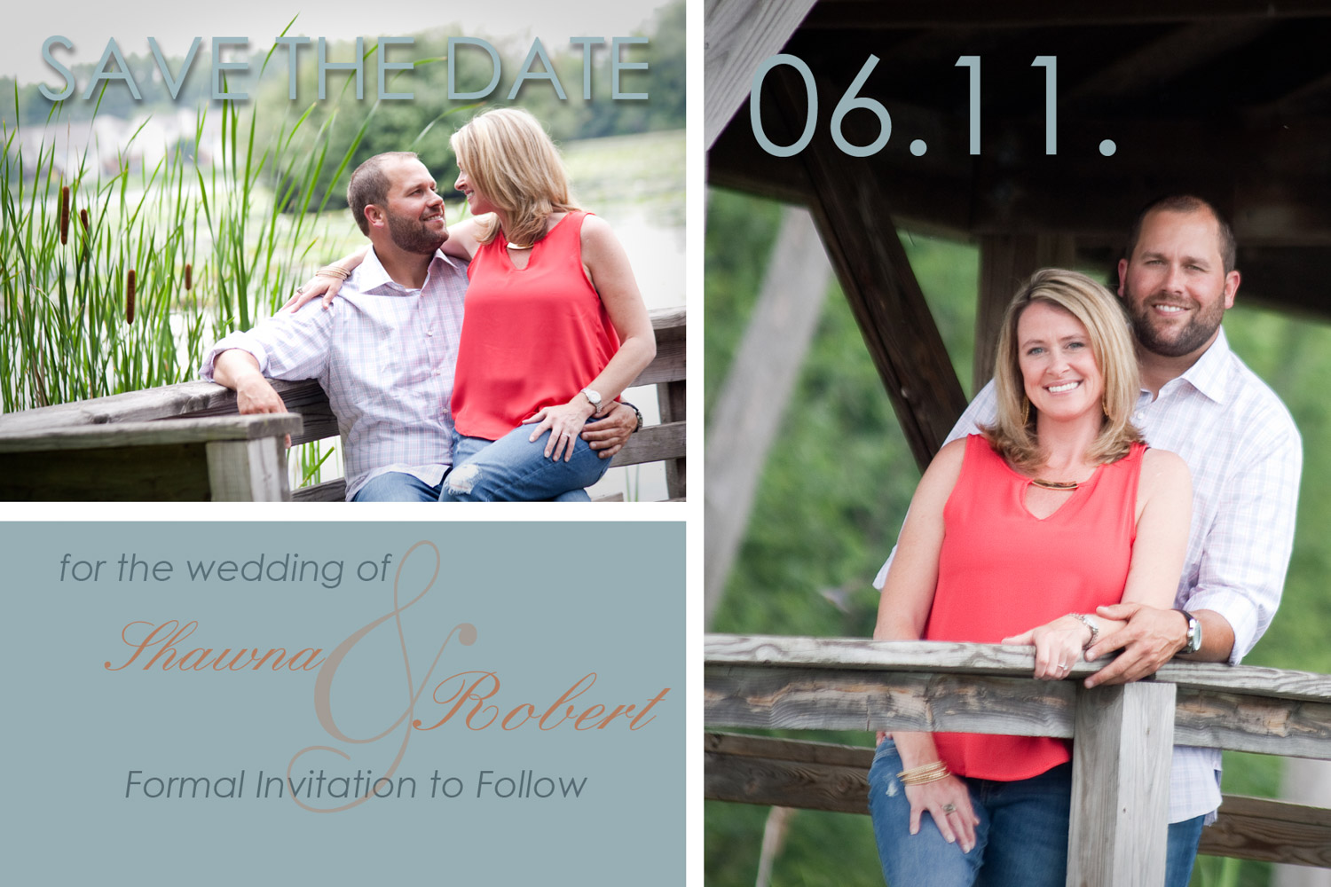 Save The Date Cards & Thank You Cards engagement photography