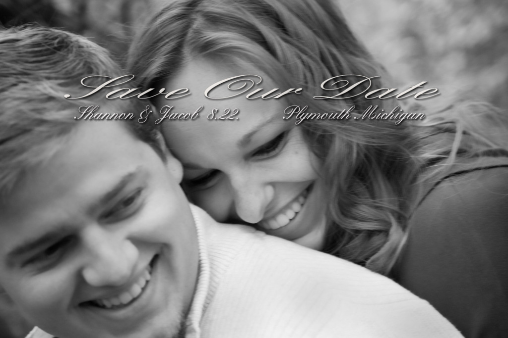 Save The Date Cards & Thank You Cards engagement photography