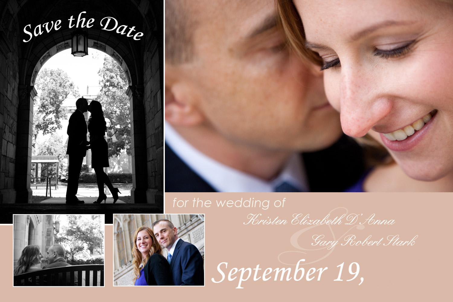 Save The Date Cards & Thank You Cards engagement photography