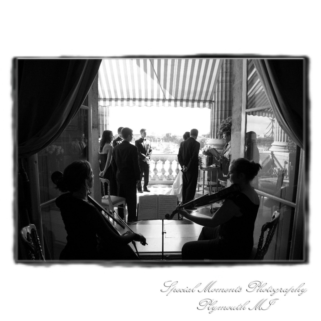 Fine Art Vintage Design - Mr. & Mrs. Bachman in the Streets of Paris France wedding album photography