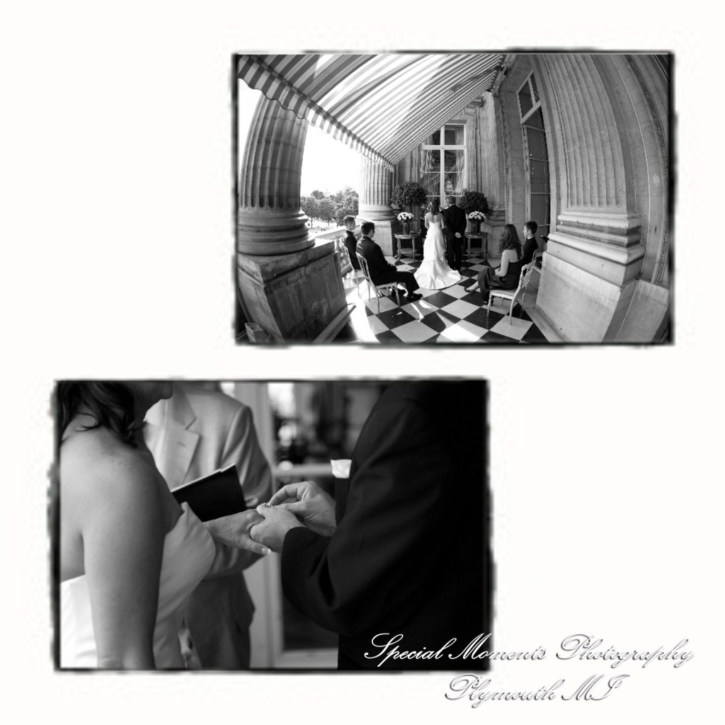 Fine Art Vintage Design - Mr. & Mrs. Bachman in the Streets of Paris France wedding album photography
