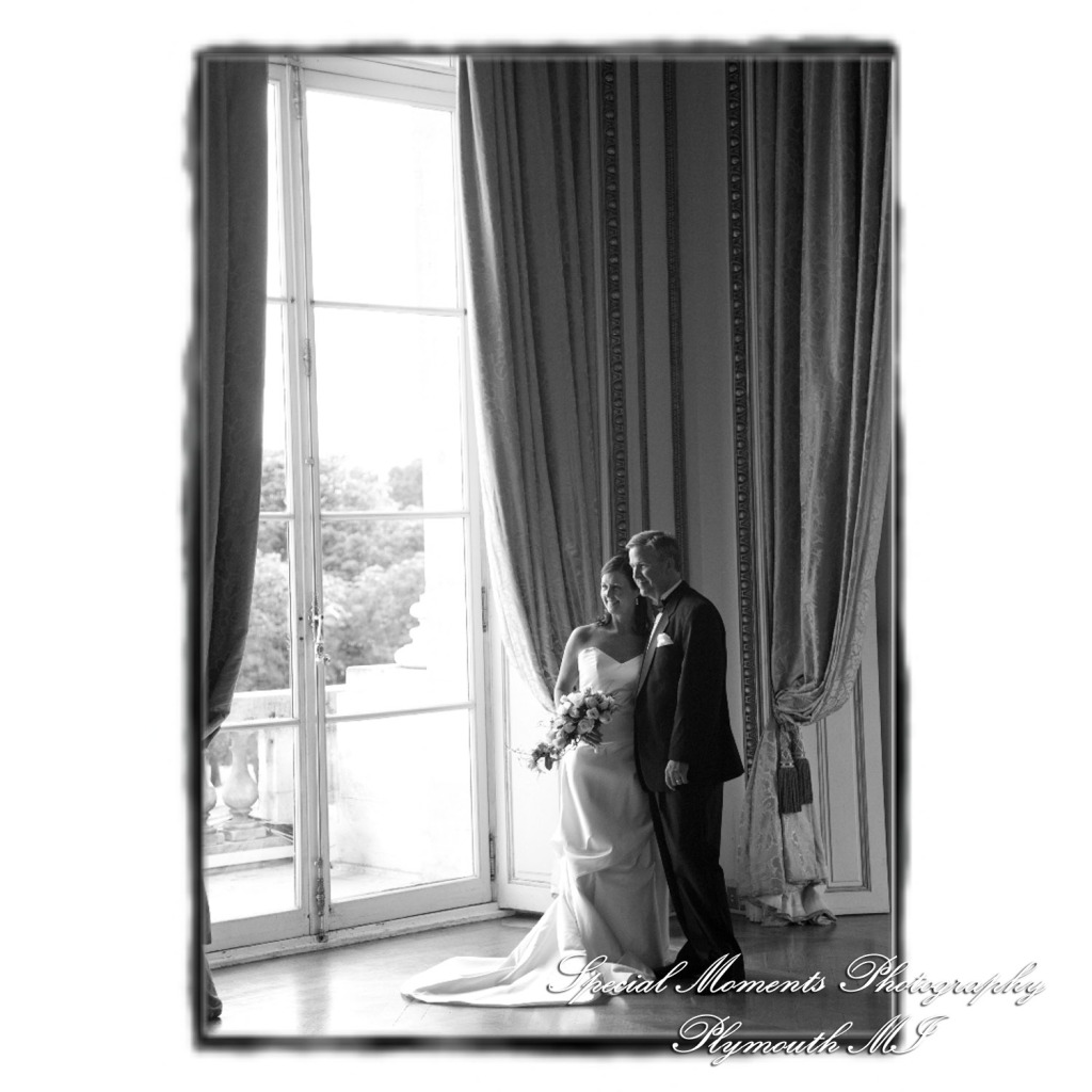 Fine Art Vintage Design - Mr. & Mrs. Bachman in the Streets of Paris France wedding album photography