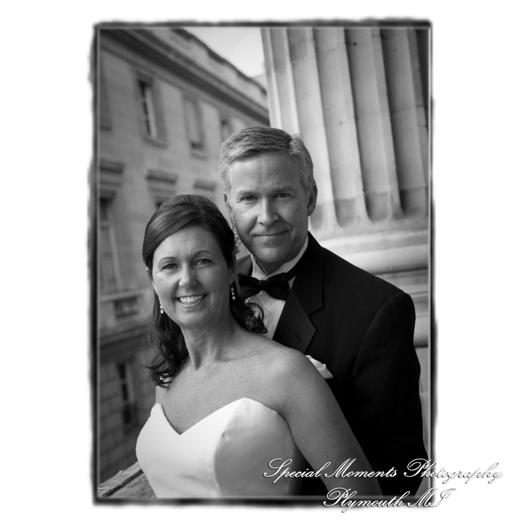 Fine Art Vintage Design - Mr. & Mrs. Bachman in the Streets of Paris France wedding album photography