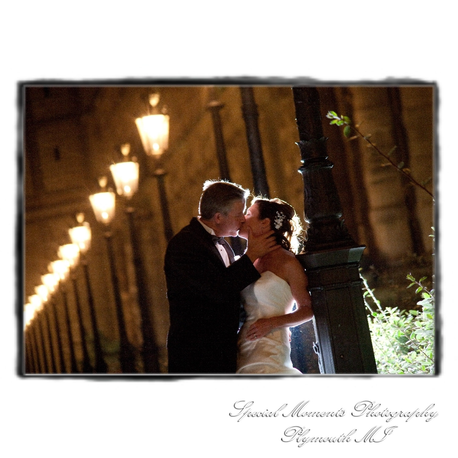 Fine Art Vintage Design - Mr. & Mrs. Bachman in the Streets of Paris France wedding album photography