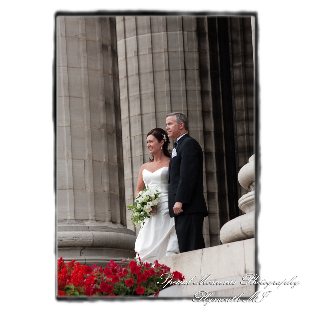 Fine Art Vintage Design - Mr. & Mrs. Bachman in the Streets of Paris France wedding album photography