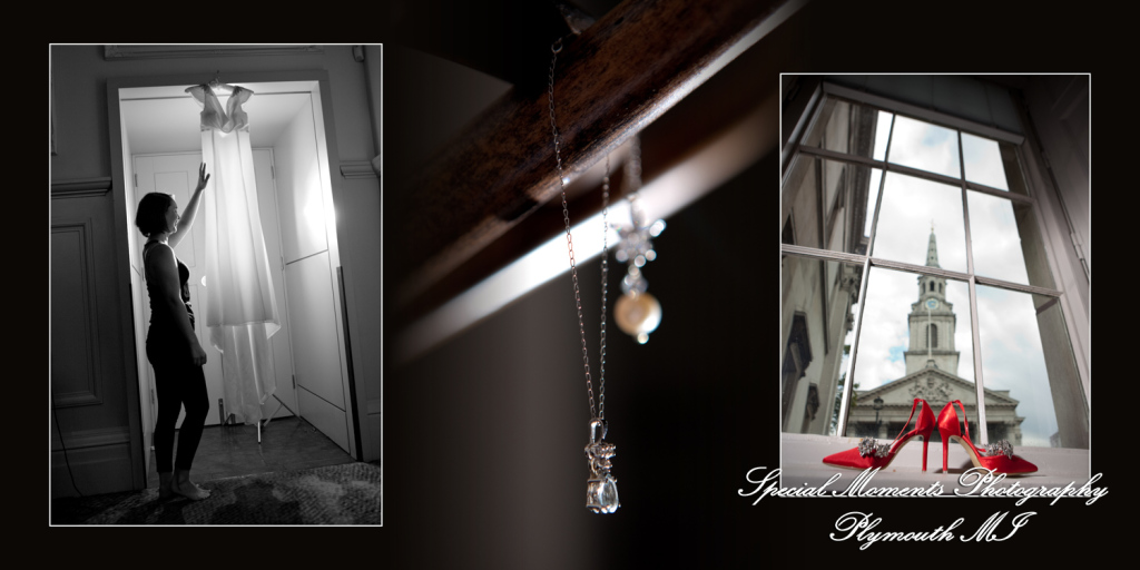 Coffee Table Design - Randy & Ashley at National Gallery London England wedding Album Design photograph