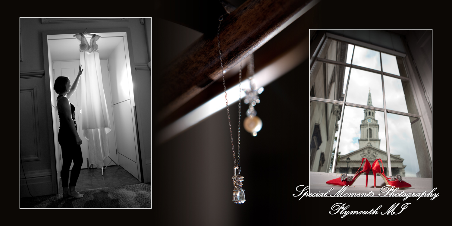 Coffee Table Design - Randy & Ashley at National Gallery London England wedding Album Design photograph