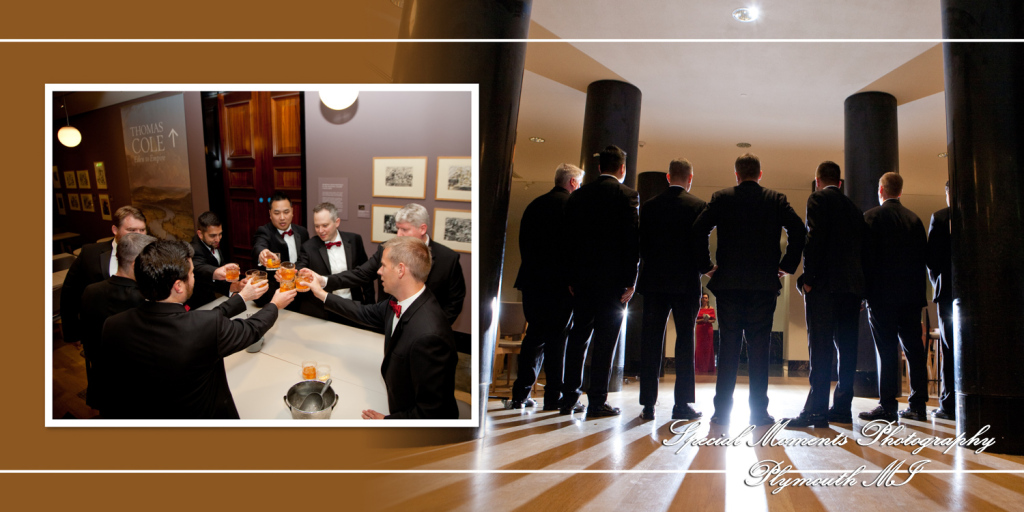 Coffee Table Design - Randy & Ashley at National Gallery London England wedding Album Design photograph