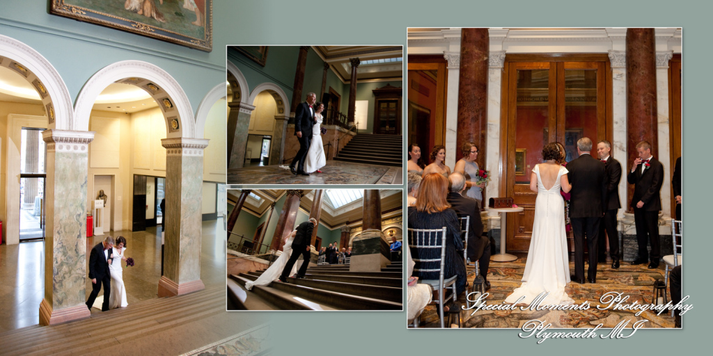Coffee Table Design - Randy & Ashley at National Gallery London England wedding Album Design photograph