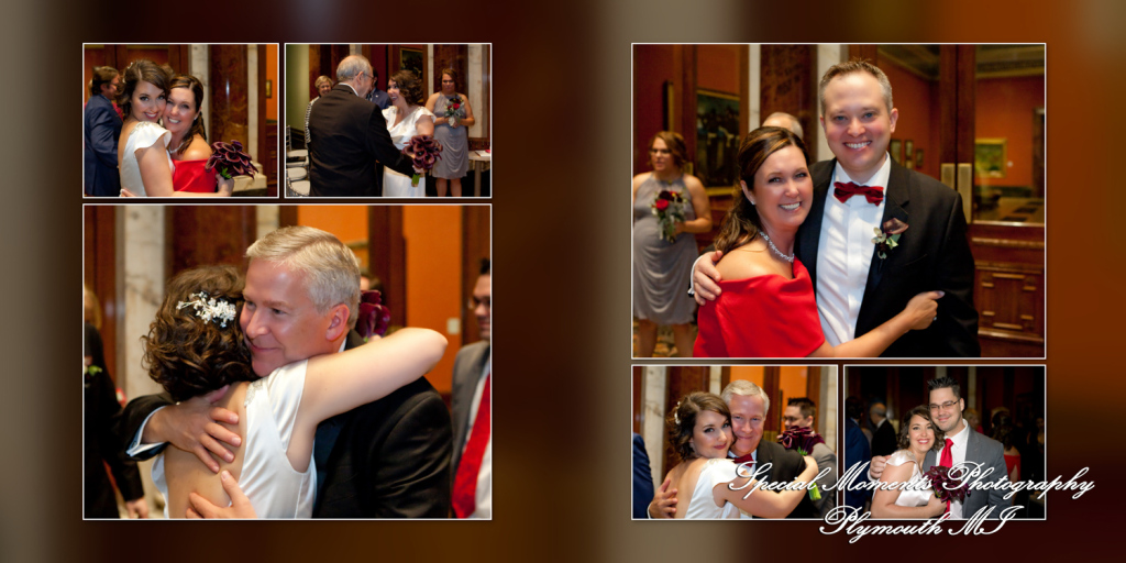 Coffee Table Design - Randy & Ashley at National Gallery London England wedding Album Design photograph
