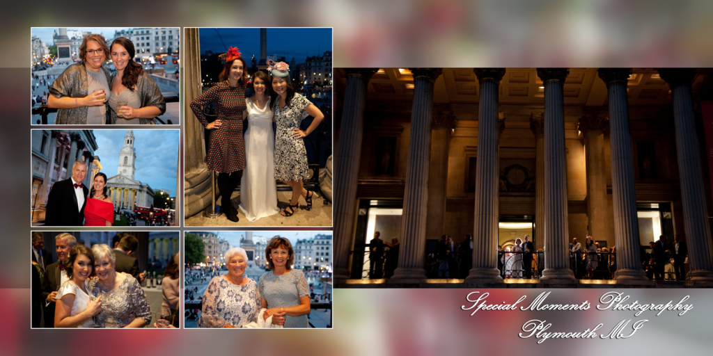 Coffee Table Design - Randy & Ashley at National Gallery London England wedding Album Design photograph