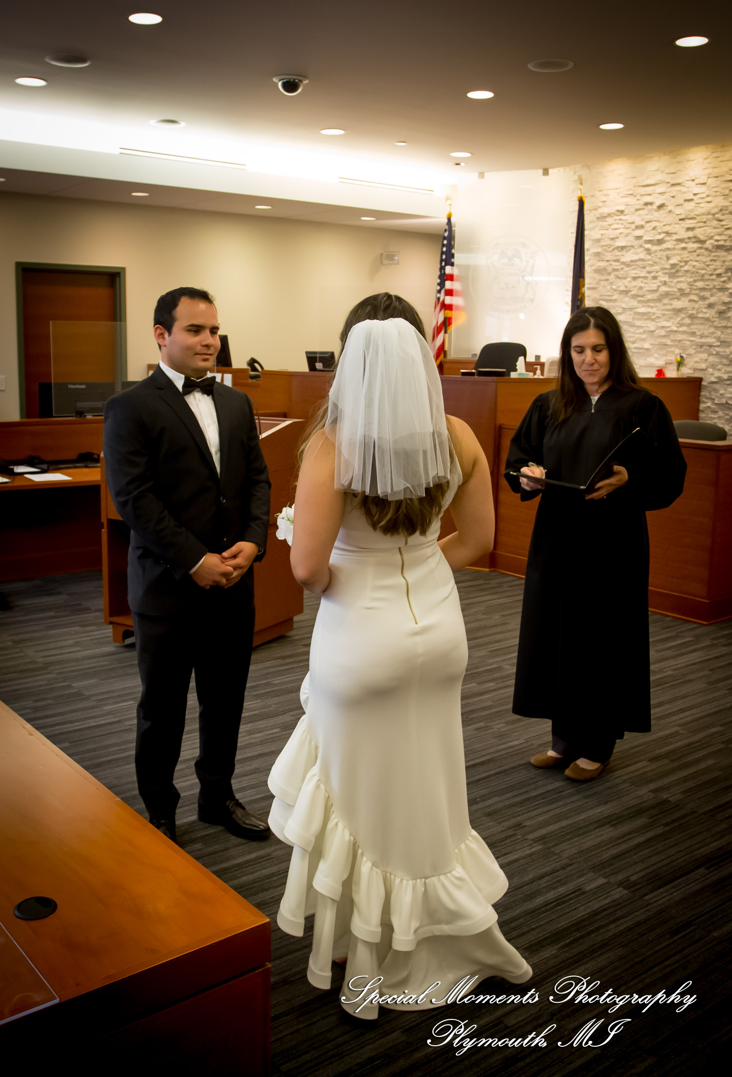 Jaenelle & Francisco at 15th District Court Ann Arbor MI wedding photography