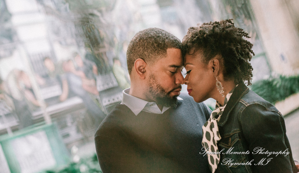 Rachel & Robert at DIA Detroit MI engagement photography