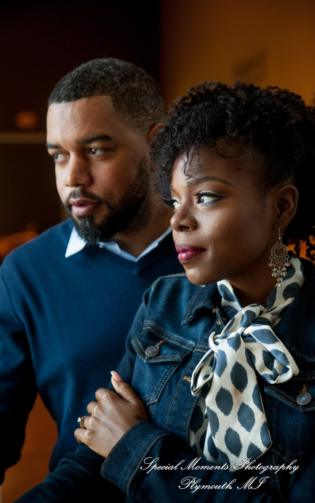 Rachel & Robert at DIA Detroit MI engagement photography