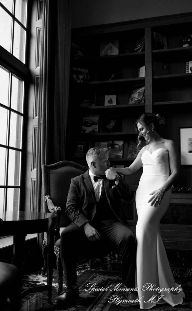 Kimberly & Dave at Royal Park Hotel Rochester MI wedding photography