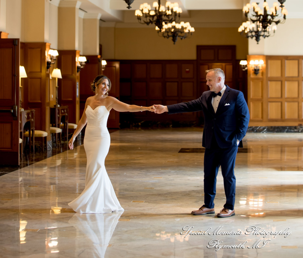 Kimberly & Dave at Royal Park Hotel Rochester MI wedding photography