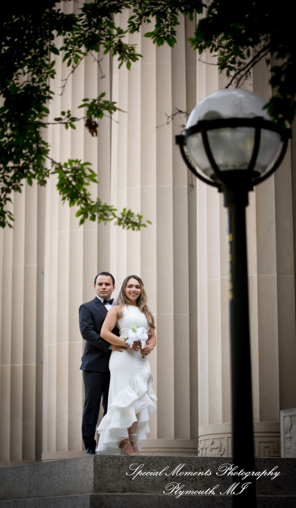 Jaenelle & Francisco at 15th District Court Ann Arbor MI wedding photography