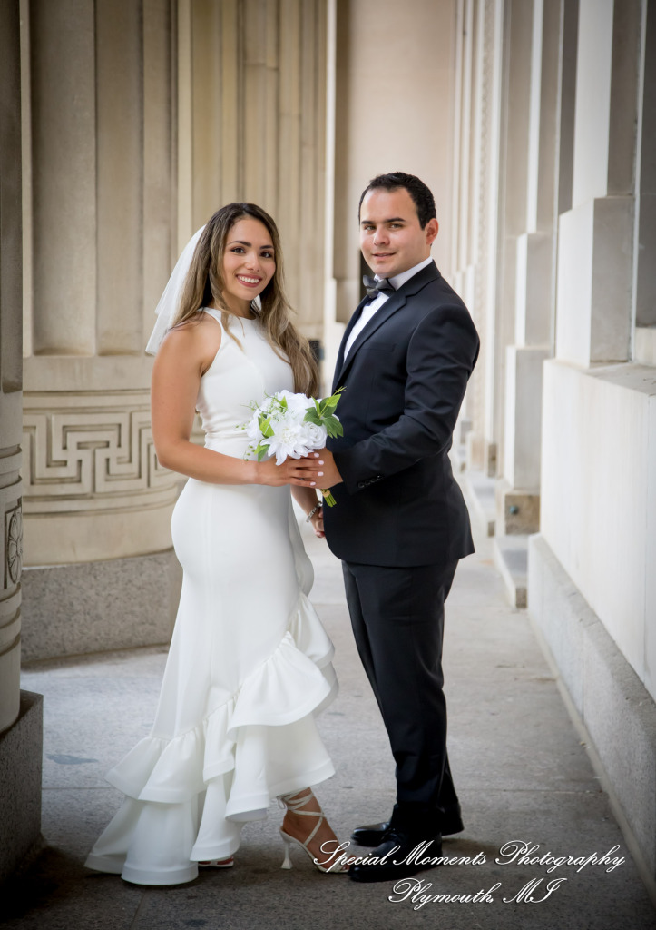 Jaenelle & Francisco at 15th District Court Ann Arbor MI wedding photography