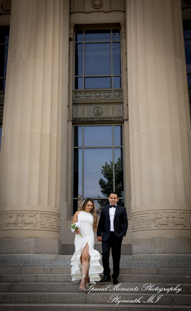 Jaenelle & Francisco at 15th District Court Ann Arbor MI wedding photography