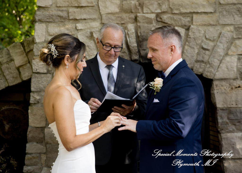 Kimberly & Dave at Cafe Cortina Farmington Hills MI wedding photography
