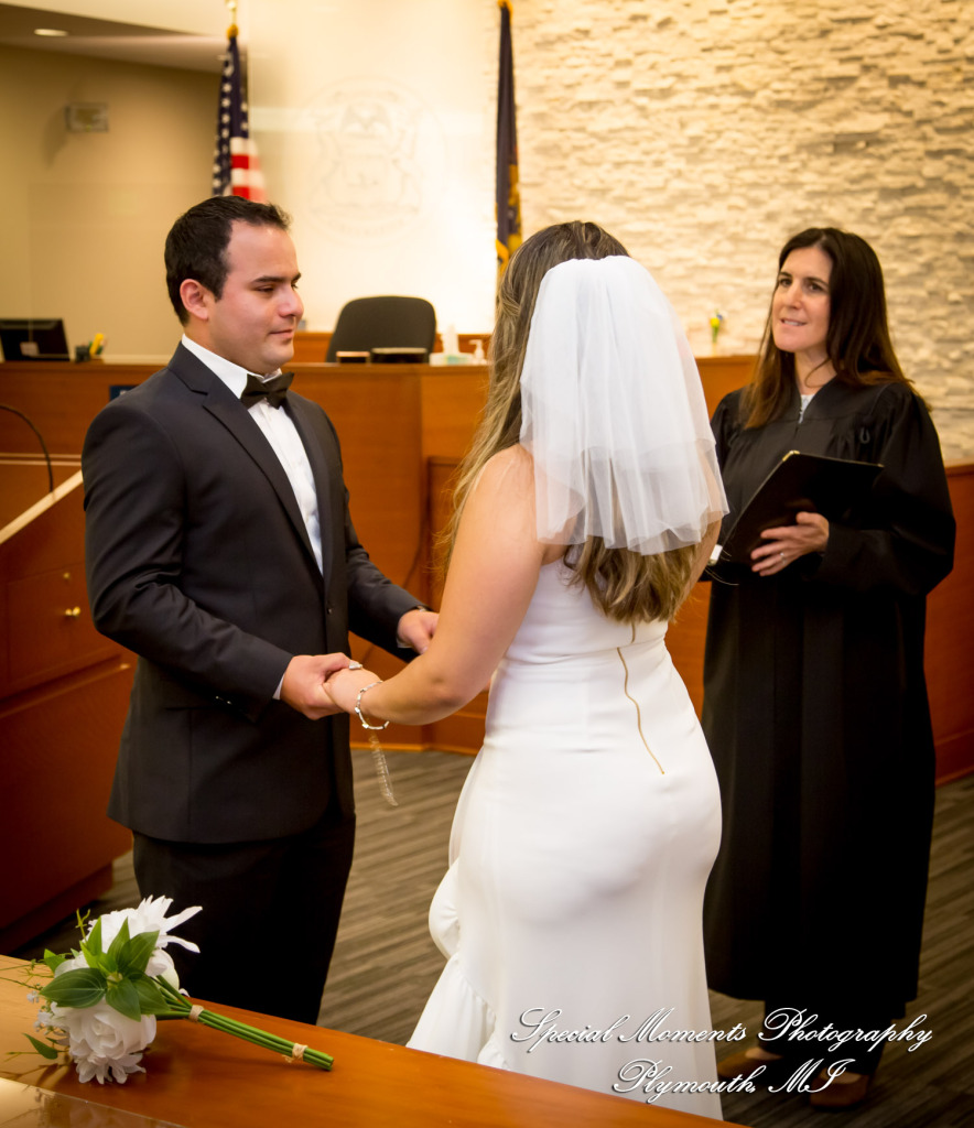 Jaenelle & Francisco at 15th District Court Ann Arbor MI wedding photography