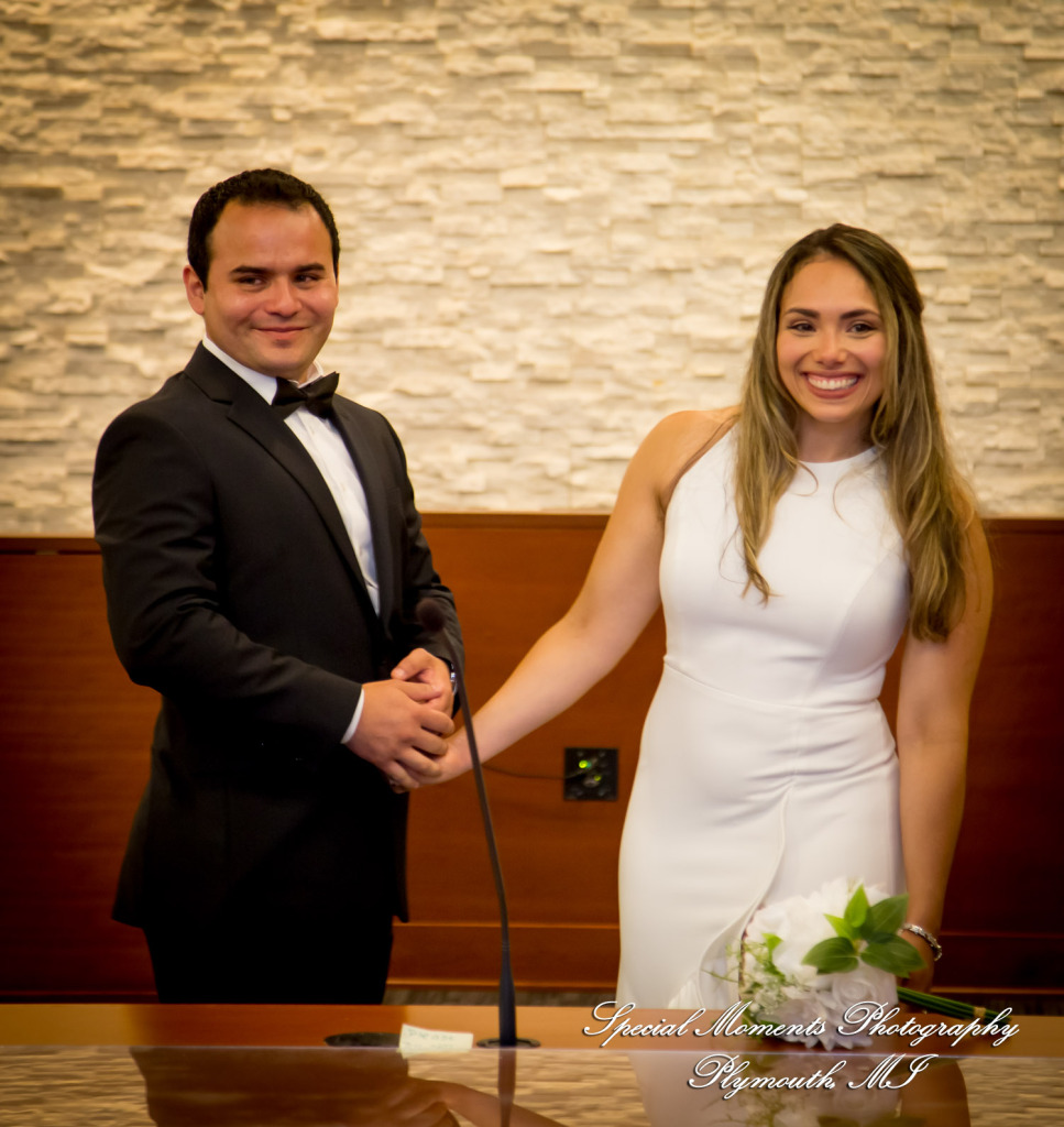 Jaenelle & Francisco at 15th District Court Ann Arbor MI wedding photography