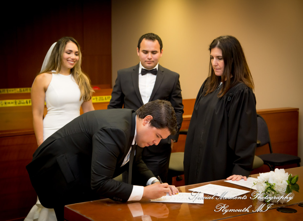 Jaenelle & Francisco at 15th District Court Ann Arbor MI wedding photography
