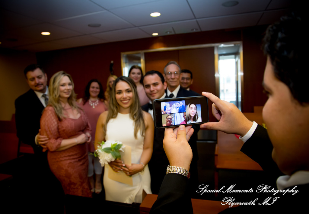 Jaenelle & Francisco at 15th District Court Ann Arbor MI wedding photography