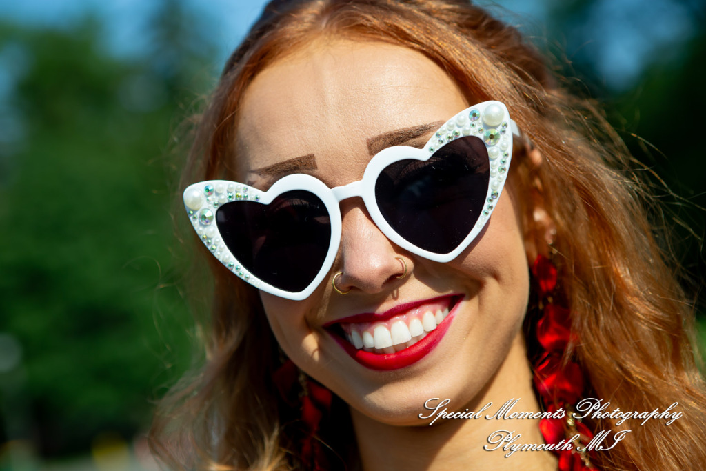 Kira & Seth at Heritage Park Farmington Hills MI engagement photograph