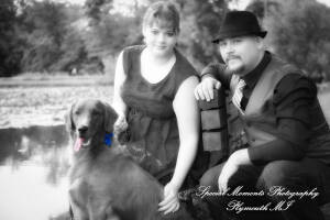 Sara & Andrew at Wilcox Lake Park Plymouth MI engagement photography