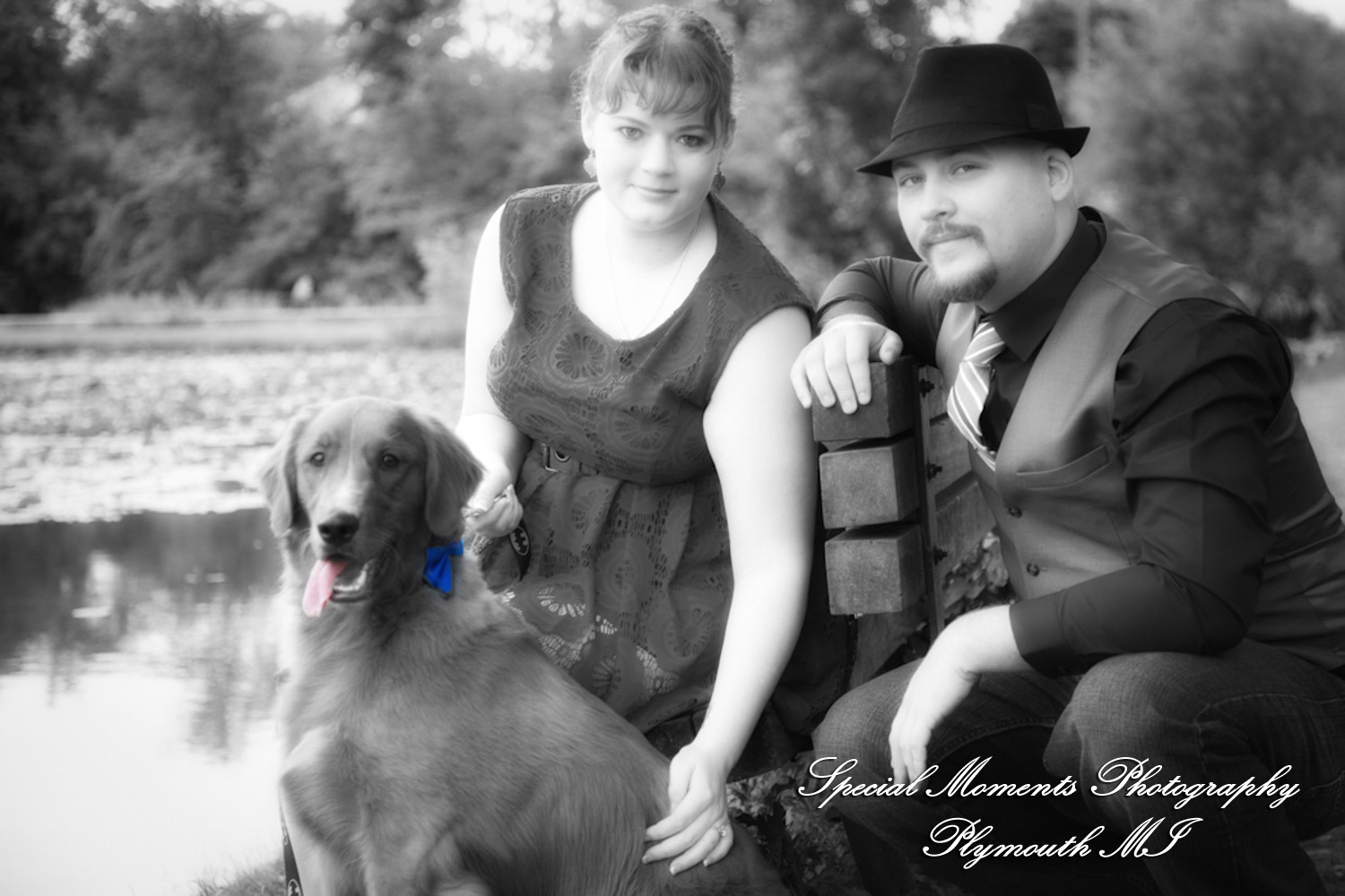 Sara & Andrew at Wilcox Lake Park Plymouth MI engagement photography