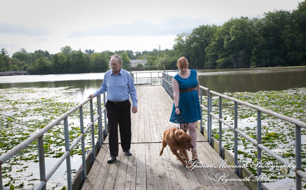 Sara & Andrew at Wilcox Lake Park Plymouth MI engagement photos