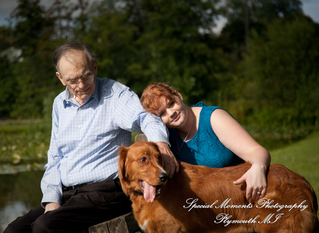 Sara & Andrew at Wilcox Lake Park Plymouth MI engagement photos