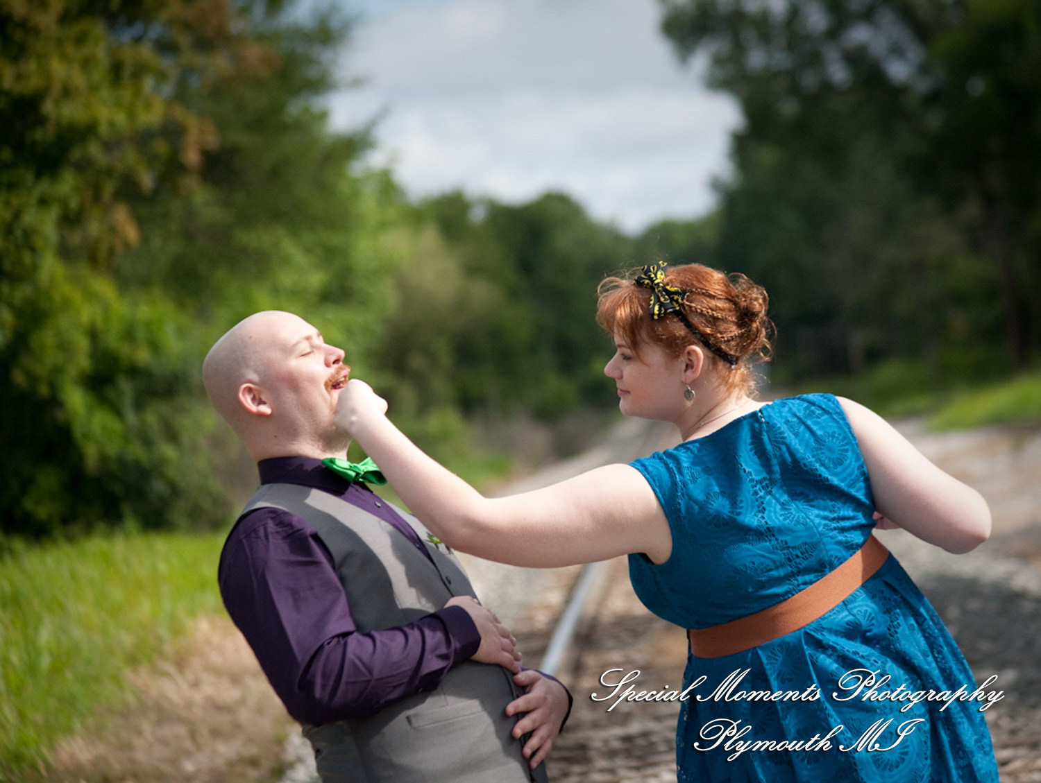 Sara & Andrew at Wilcox Lake Park Plymouth MI engagement photography
