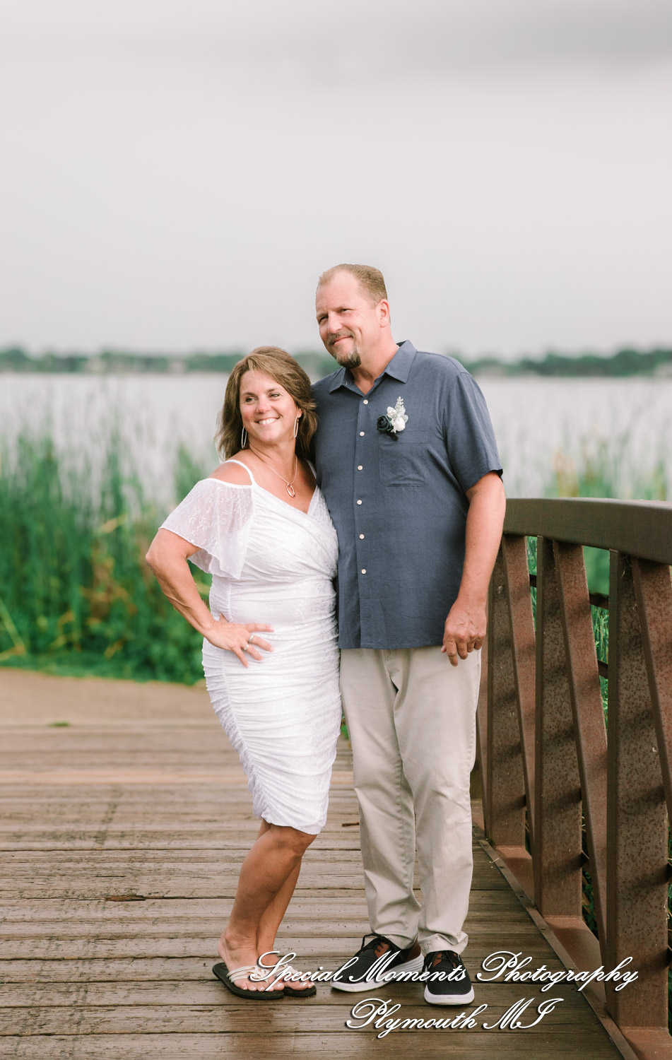 Sheryl & Jeffrey at Dodge #4 State Park Waterford MI wedding photography