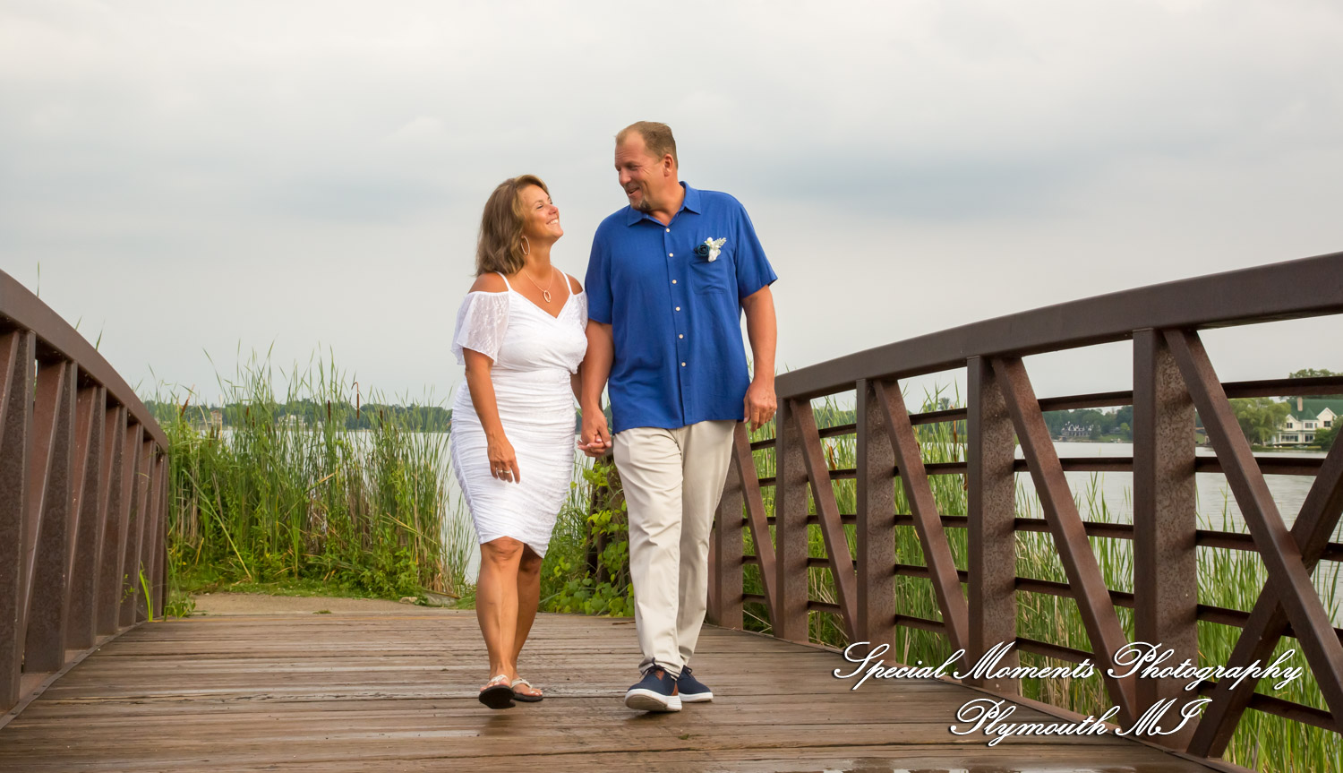 Sheryl & Jeffrey at Dodge #4 State Park Waterford MI wedding photography
