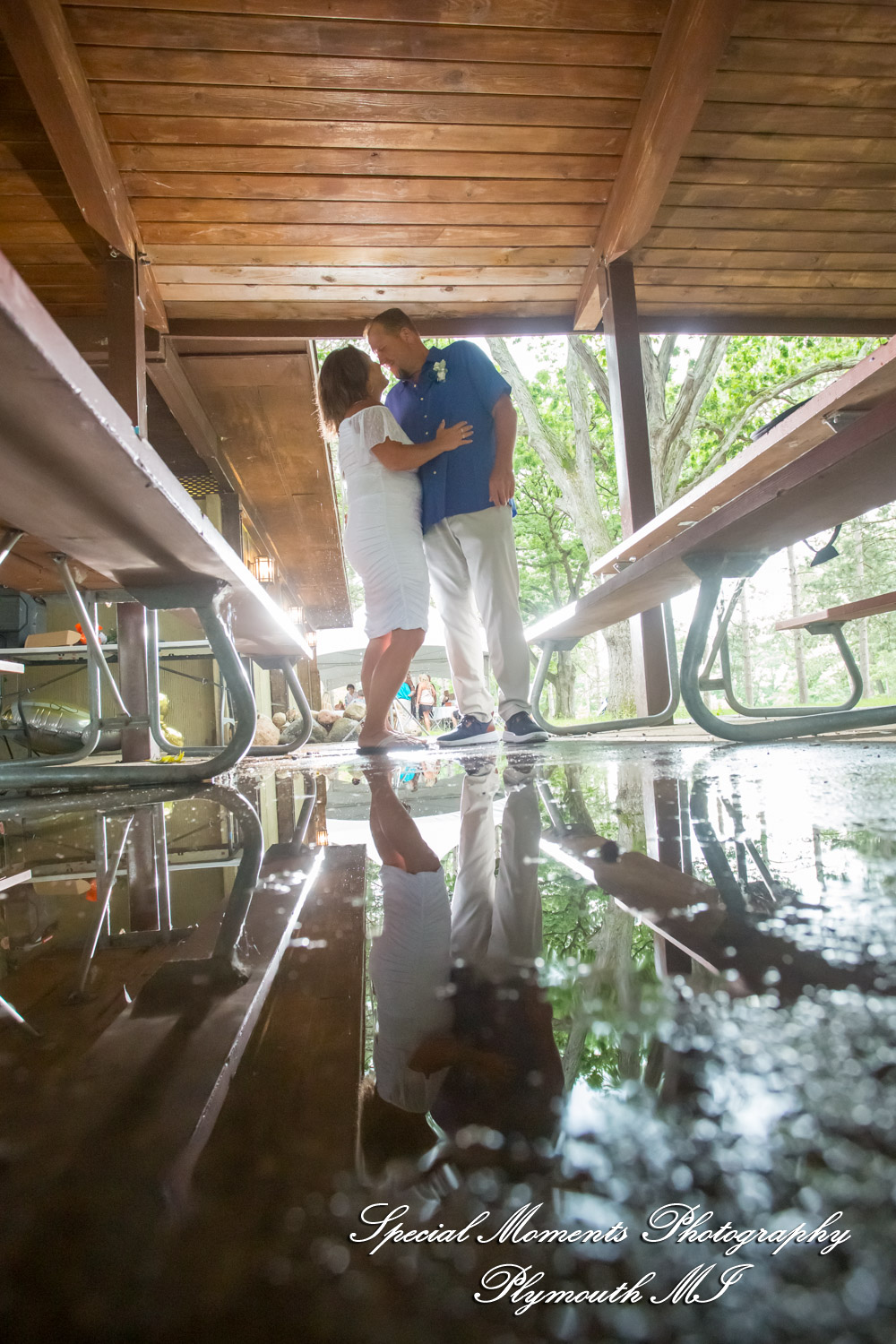 Sheryl & Jeffrey at Dodge #4 State Park Waterford MI wedding photography