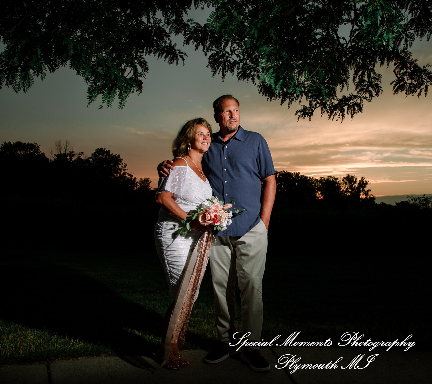 Sheryl & Jeffrey at Dodge #4 State Park Waterford MI wedding photography