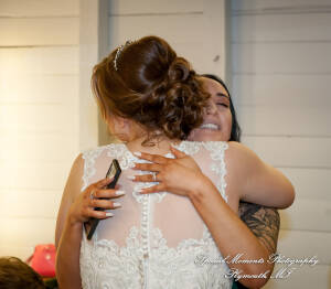 Rebecca & Trevor at Canterbury Castle Lake Orion MI wedding photograph