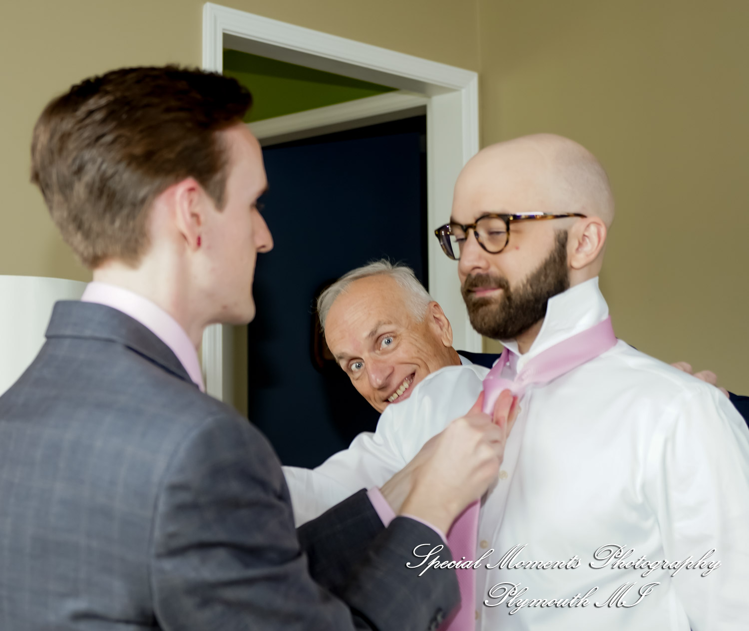 Livia & Clark at Grecian Center Southgate MI wedding photo