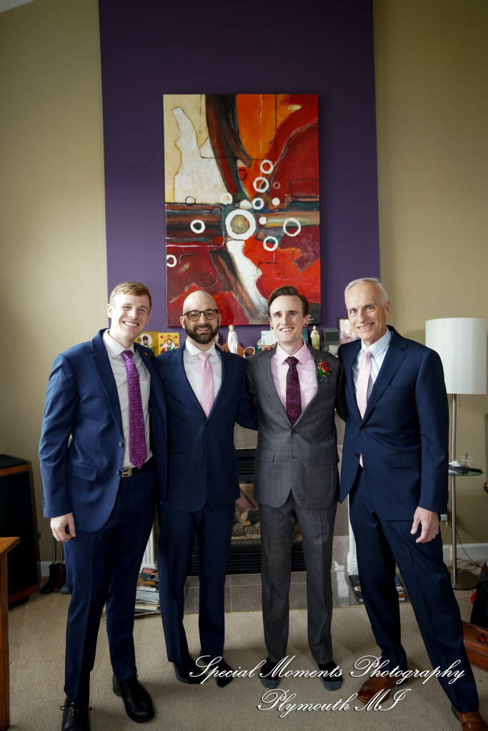 Livia & Clark at Grecian Center Southgate MI wedding photo