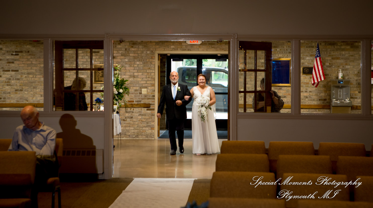 Karen & James at Plymouth Church of the Nazarene Plymouth MI wedding photography
