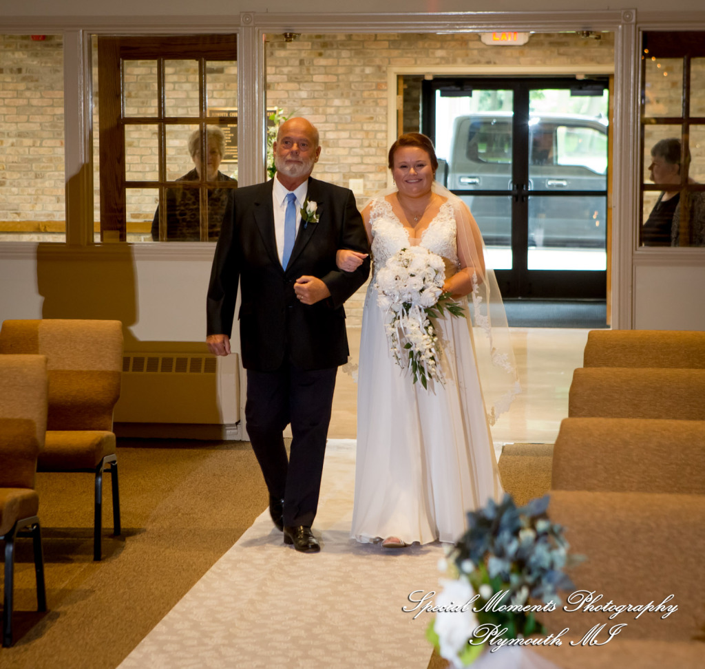 Karen & James at Plymouth Church of the Nazarene Plymouth MI wedding photography
