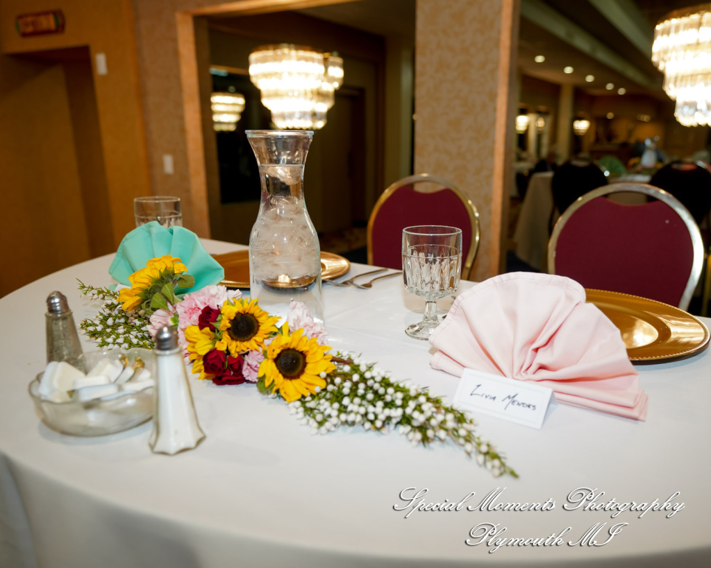 Livia & Clark at Grecian Center Southgate MI wedding photo