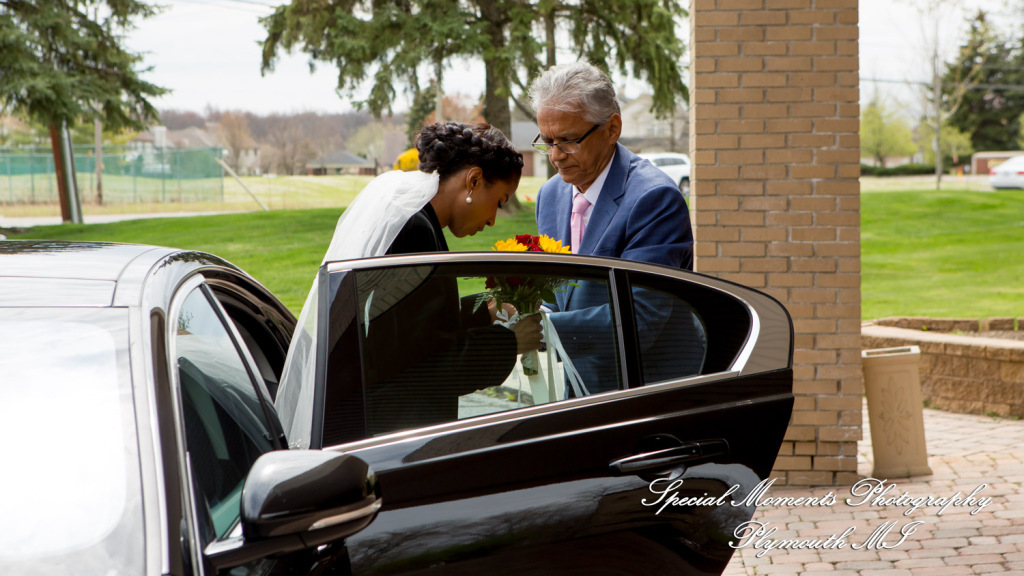 Livia & Clark at Grecian Center Southgate MI wedding photo