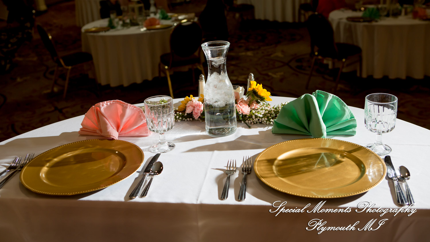 Livia & Clark at Grecian Center Southgate MI wedding photo