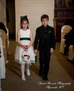 Rebecca & Trevor at Canterbury Castle Lake Orion MI wedding photograph