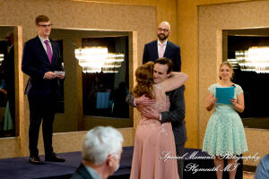 Livia & Clark at Grecian Center Southgate MI wedding photo