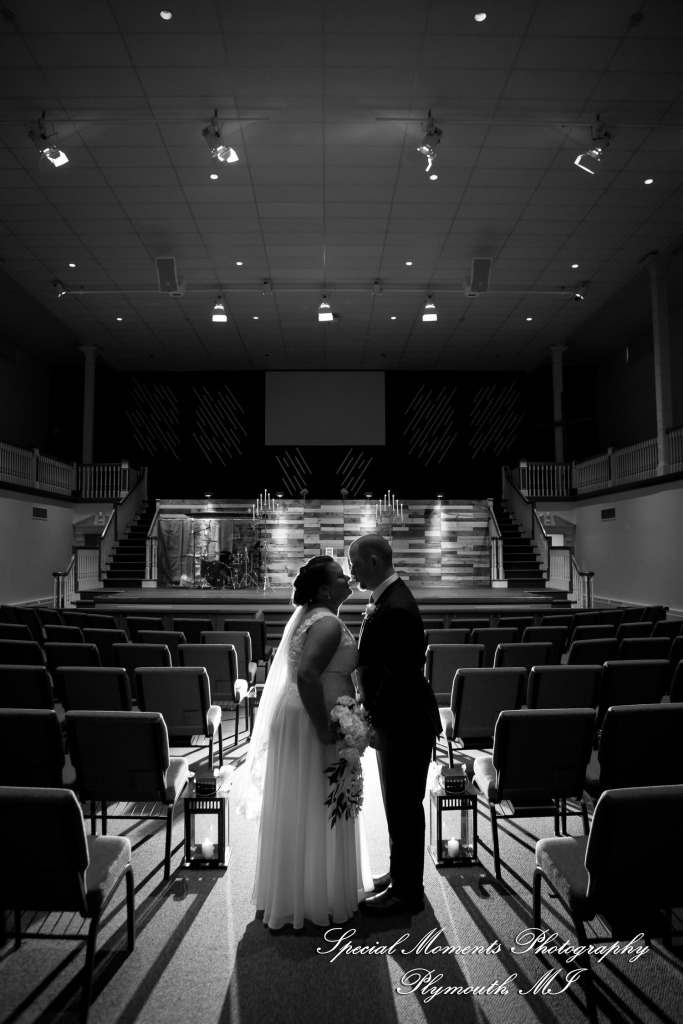 Karen & James at Plymouth Church of the Nazarene Plymouth MI wedding photography